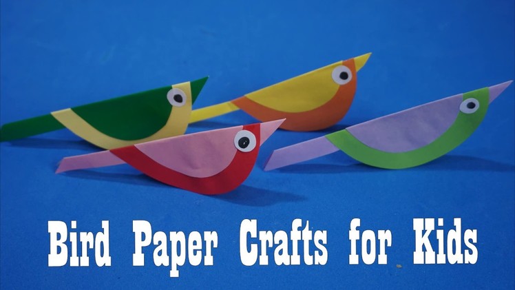 How to make a Bird  paper | Bird Paper Crafts for Kids