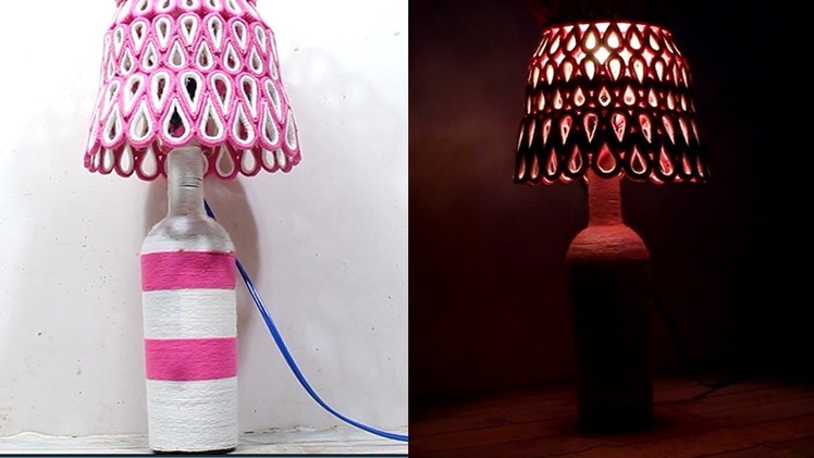 How to make a Lamp with Woolen and Newspaper for your Bedroom