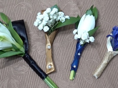 How to Make Boutonnieres Without Glue or Wire
