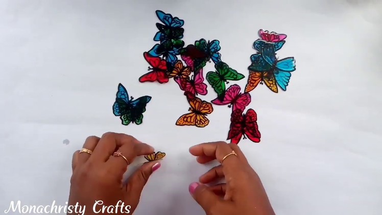 How to make butterfly Lampshade from Newspaper