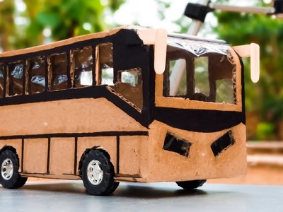 How to make electric toy bus.