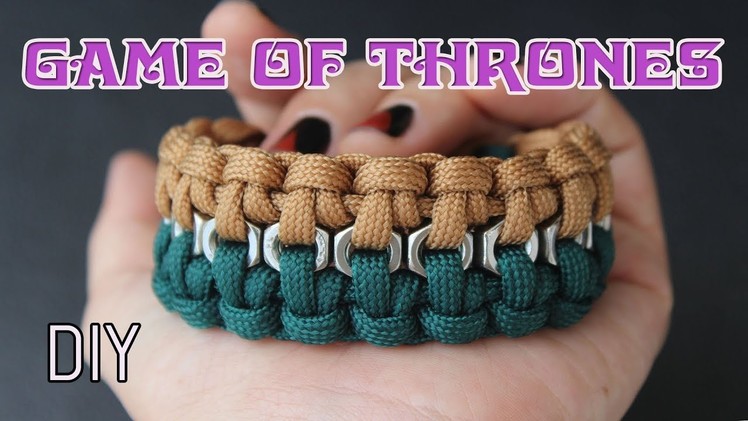 HOW TO MAKE GAME OF THRONES BRACELET (A SONG OF ICE AND FIRE)