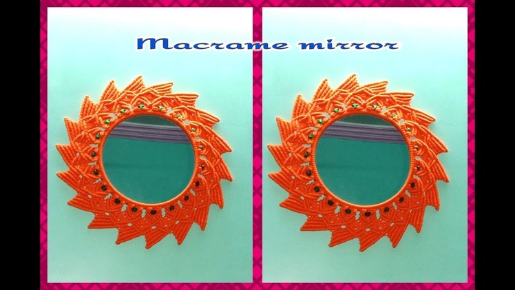 How to make macrame mirror(New)
