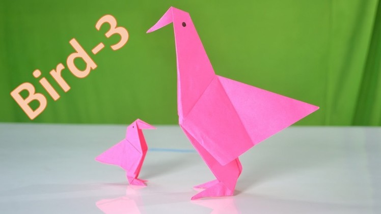 How to make origami bird-3