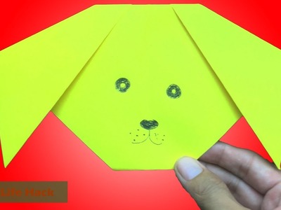 How To Make Origami Dog Face Easy - Instructions Of Paper Dog Face