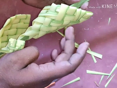 How to make palm flower brought (date tree leaf)