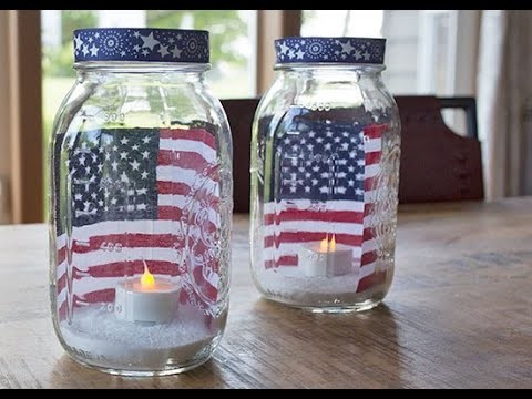 How to Make Quick Patriotic Luminaries