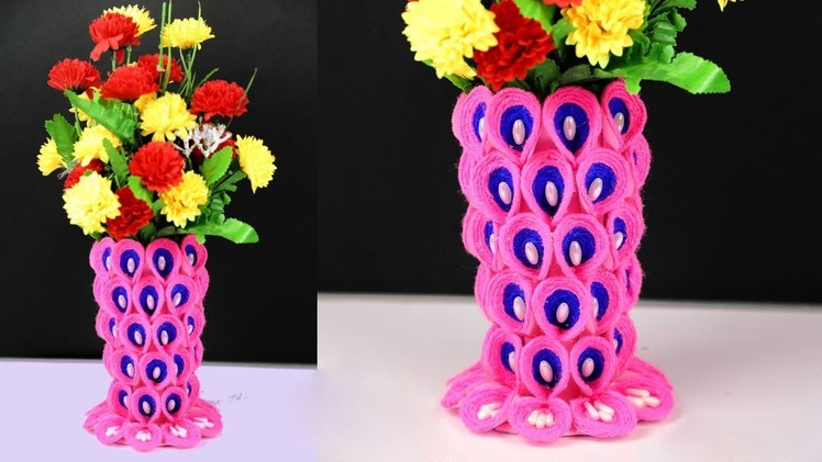 New Innovative Ideas Of Flower Vase || How to make flower vase | Best out of waste idea Craft Idea