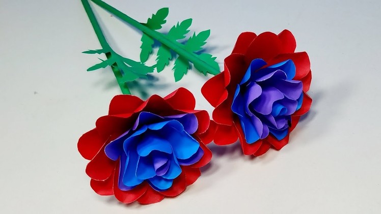Paper Flower: How to Make Stick Flower Beautiful Idea!! Flower Making Tutorial |Abigail Paper Crafts