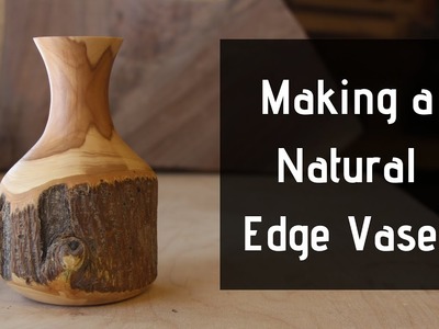 Turning a Natural Edge Vase! (How to)