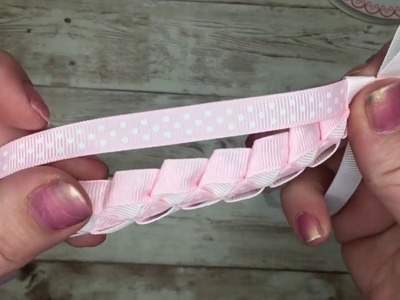 Tutorial - How to make a Ribbon Hair Bun Wrap - Military braid - Easy No Sew