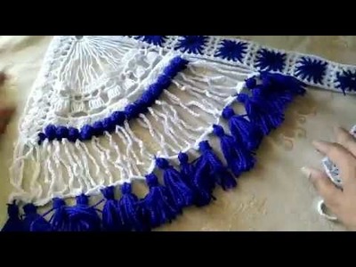 Wow!!!How to crochet new and beautiful woolen toran design making.beautiful design