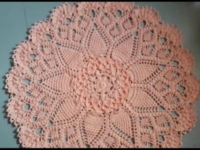Amazing design crochet pattern tablecloth || part 1