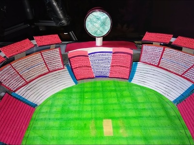 Cricket stadium model || how to make model of cricket ground || part 2