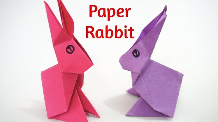 Easy Origami Rabbit - How to Make Rabbit Step by Step - How to make an Origami Rabbit