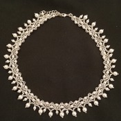 Handmade White Pearl Princess Necklace