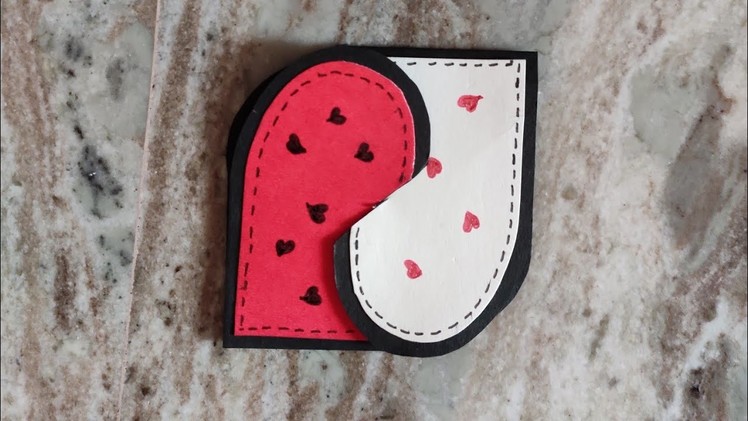 Heart????❤ card making idea for scrapbook pages and greeting cards