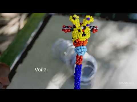 How its made: Beaded Wire African Giraffe