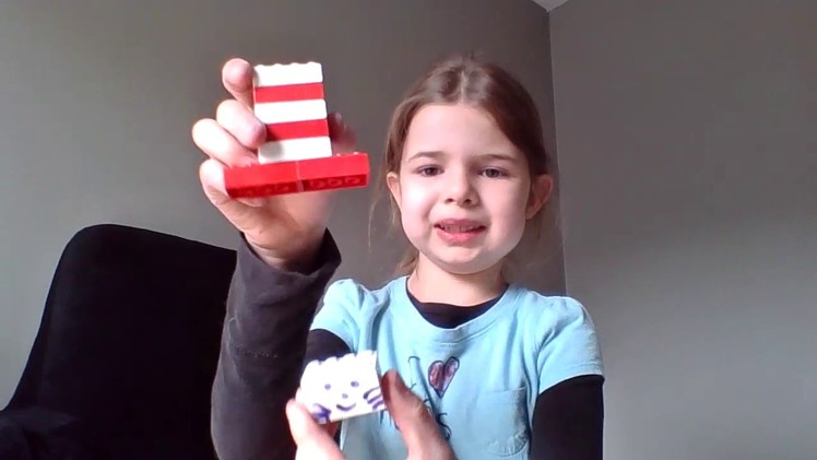 How to build a lego cat in the hat