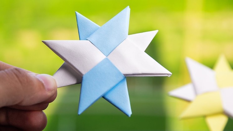 How to Make a Double Ninja Star Easy Origami