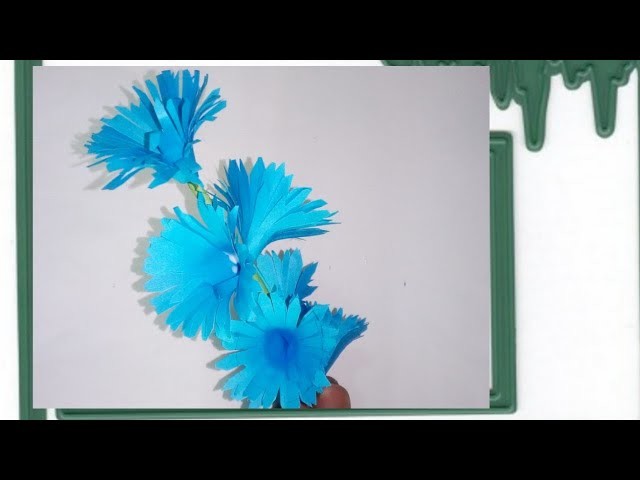 How to make a flower with paper crafts