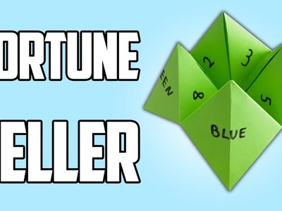 How to Make a Fortune Teller Paper Toy | Easy Origami For Kids