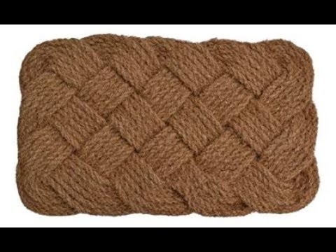How to Make a Jute Rope Rug??? | Beautiful Jute Doormat Making At Home | Fun_Entertainment