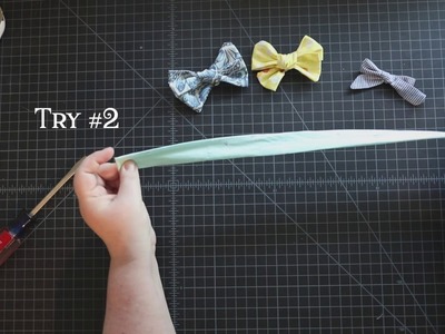How to make a knotted hair bow