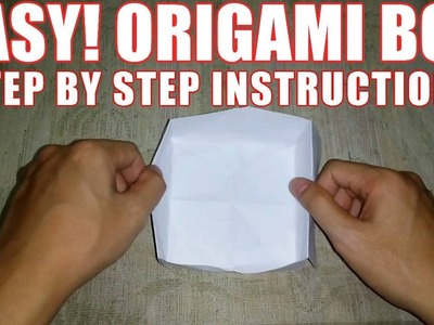 How to Make a Paper Box – Easy Origami Box Step By Step Instructions!