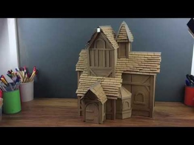 How To Make a Paper.Cardboard Fantasy House