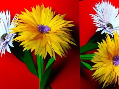 How to make a paper flowers | paper crafts for kids