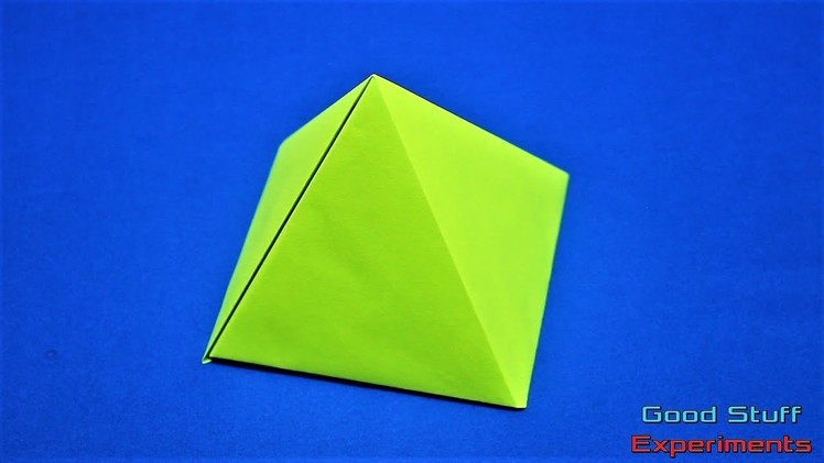 How to Make a Paper Pyramid - Easy Step by Step Tutorial