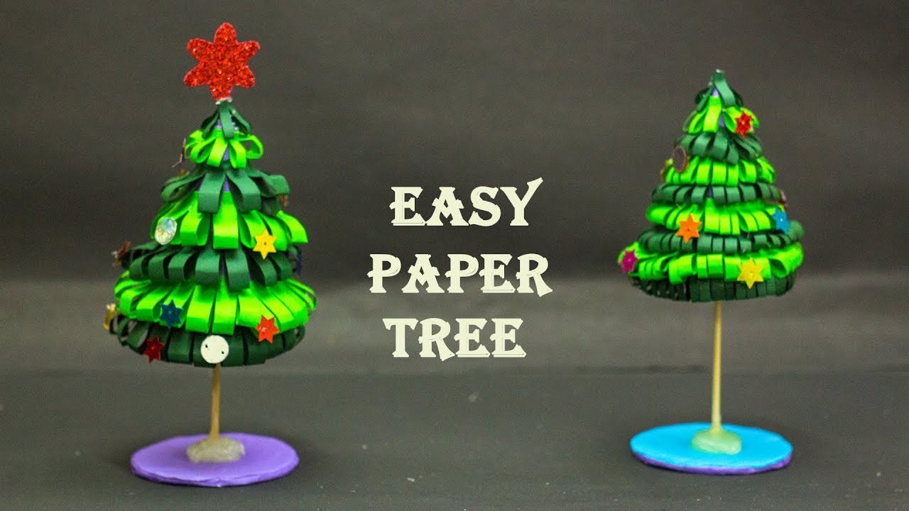 How To Make a Paper Tree, Easy Paper Tree