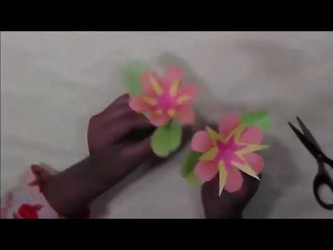 How to Make Awesome paper crafts Ideas || #DIY #Making #Paper #Stick #Flower