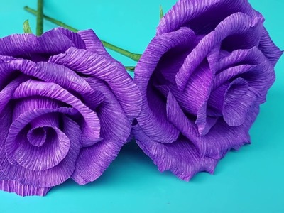 How to Make Beautiful Flower with Paper????|| Making Paper Flowers Step by Step || DIY Paper Flowers????