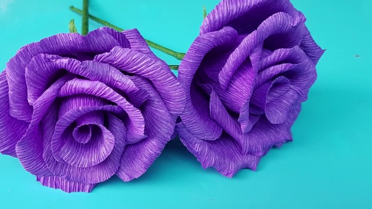 How to Make Beautiful Flower with Paper????|| Making Paper Flowers Step by Step || DIY Paper Flowers????