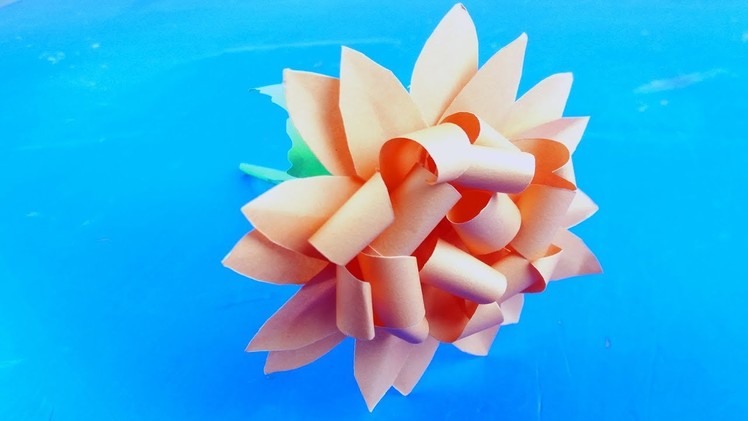 How to make beautiful paper flower - Making Paper Flowers Step by Step - 3 Sisters Crafts
