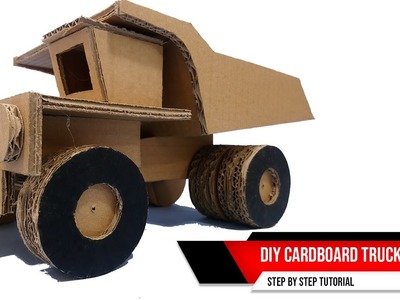 How to make cardboard truck easy - DIY cardboard car easy | HDV crafts