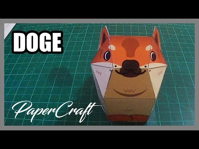 How to make Doge | PaperCraft | Timelapse