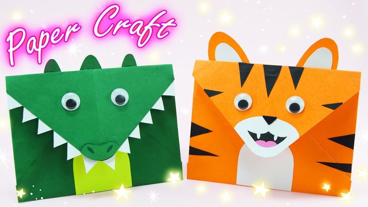 How To Make Envelope - Animal Envelope Making Tutorial