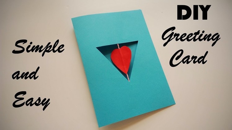 How To Make Greeting Card | Hand Made Greeting Card | Simple And Easy DIY Love Card