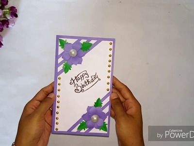 How To Make Handmade Beautiful Birthday Card Idea|DIY Handmade Birthday Card Making|Ruks Art N Craft