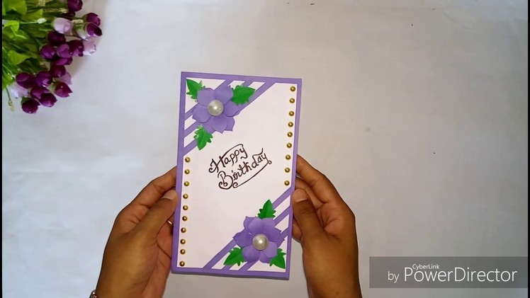 How To Make Handmade Beautiful Birthday Card Idea|DIY Handmade Birthday Card Making|Ruks Art N Craft