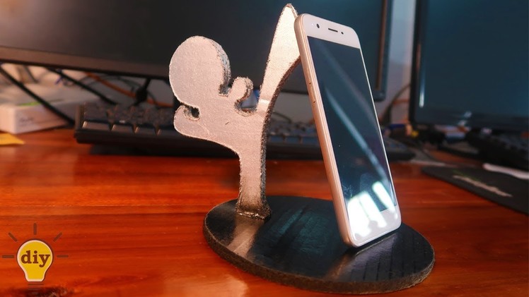 How To Make Paper Mobile Stand | DIY Phone Holder using Cardboard