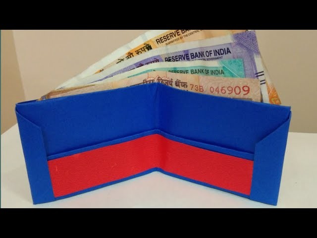 How to make paper wallet :origami purse
easy.