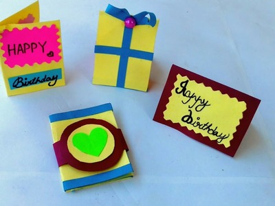 How to make pop up card ; how to make easy and simple birthday card ; how to make mini pop up card