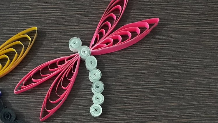 How to make | Quilling Dragonfly| Simple and easy method 1
