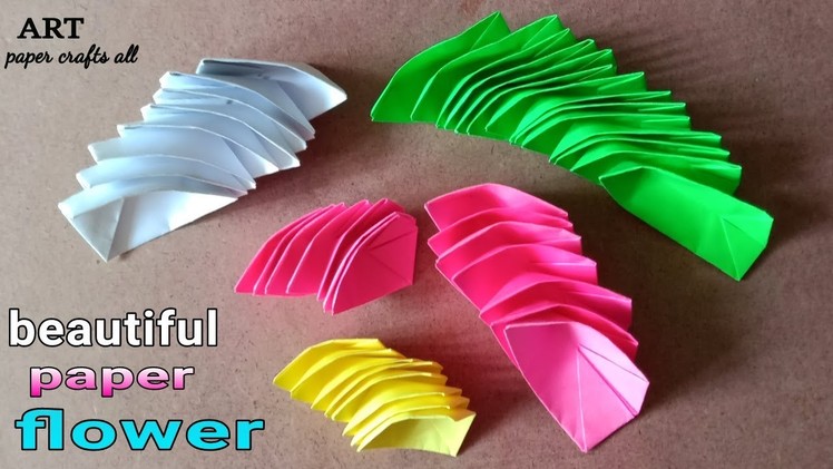 How to make water flower. make a paper water lily
