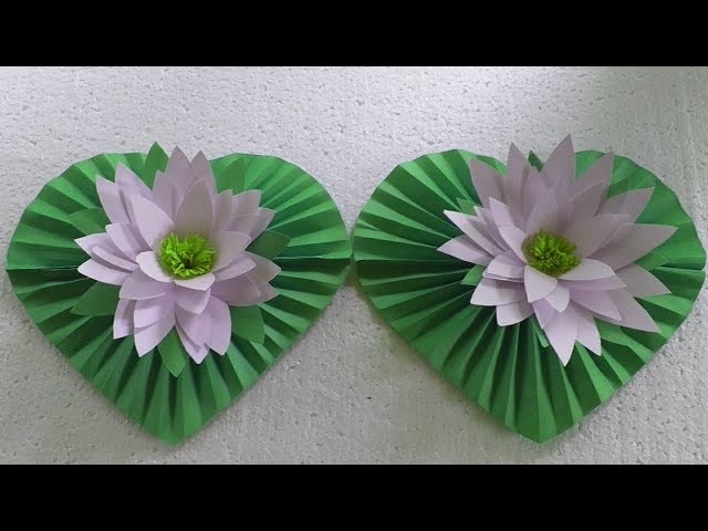 How To Make Water Lily With Paper. Sapla Ful. Bijoy Sapla. Bijoy Ful.