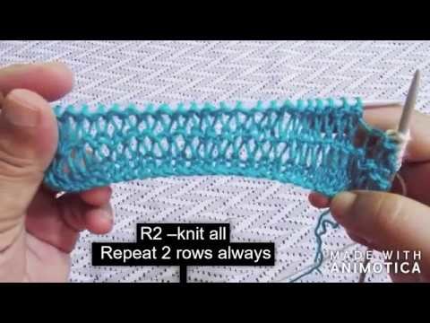 Knitting pattern for shawl  # 94